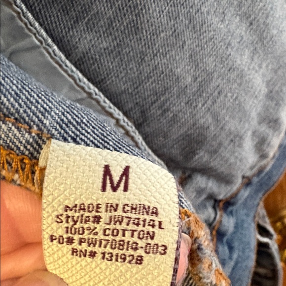 Wishlist Lightly distressed Blue Denim Jacket - Picture 9 of 9